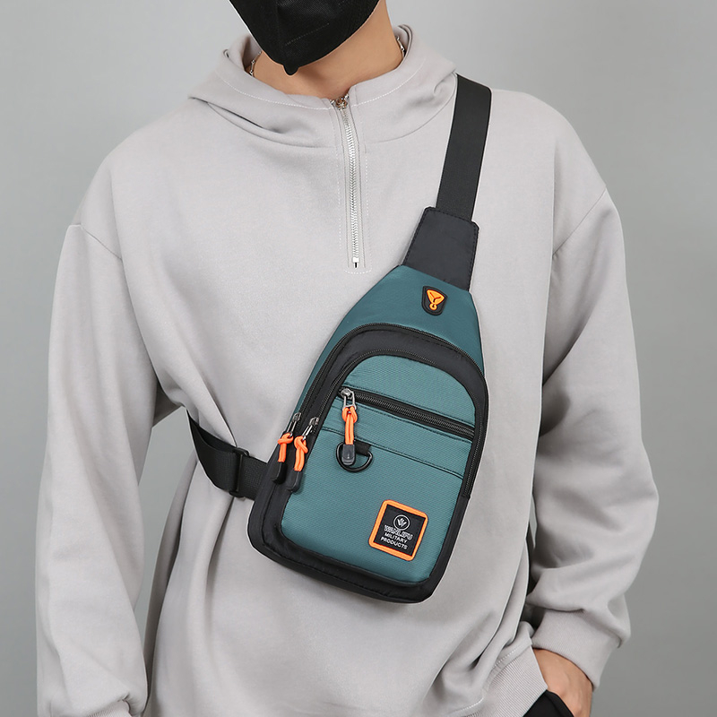 Running Gear Bag - カジュアルメンズチェストバッグナイロンスモールショルダーバッグランニングサイクリングベルトスリングバッグアウトドアスポーツクロスボディバッグ旅行電話ポーチバッグ