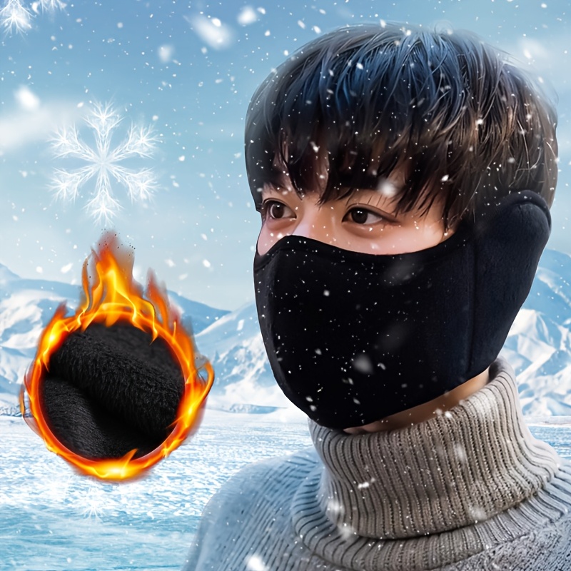 Running Gear In Cold Weather - 1PC 冬用サイクリング不凍液フェイスマスク寒い天候用サイクリングギアサイクリングスキーランニング用