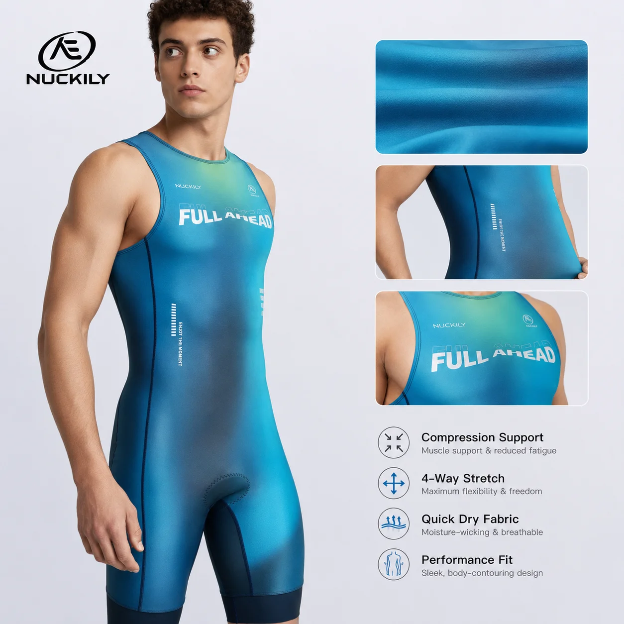 NUCKILY トライアスロンスーツ ノースリーブ ユース  - Running Gear Youth のレビューと価格