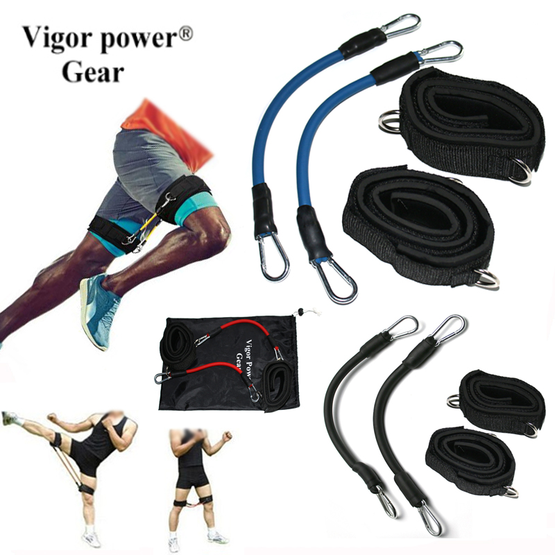 アンクルストラップ付き抵抗チューブ、全セット、レッグトレーニ - Running Gear Parts のレビューと価格