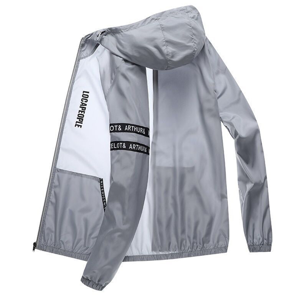 日焼け防止男性夏サイクリングジャケットスポーツカジュアルユー - Running Gear Youth のレビューと価格