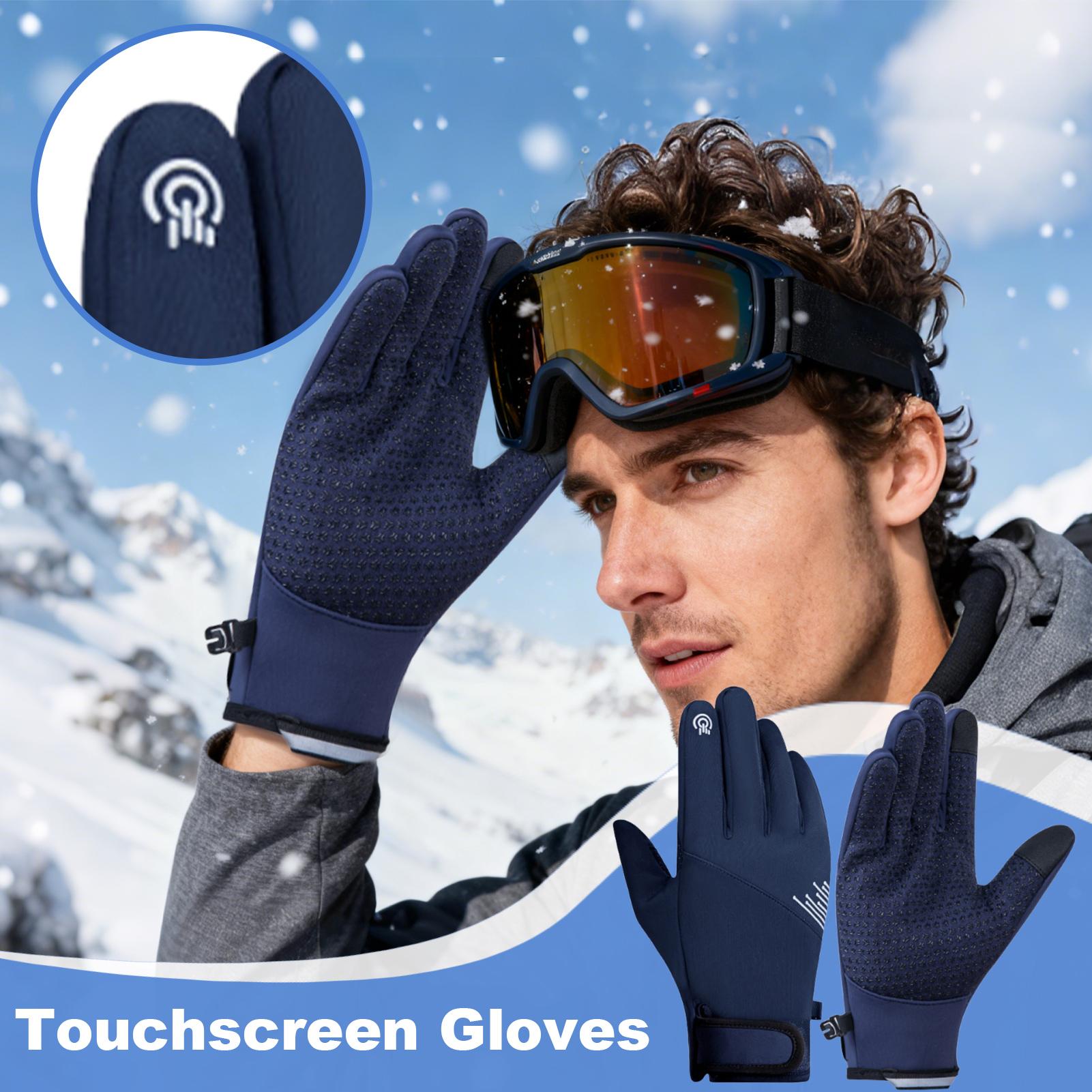 防寒手袋、アウトドアスポーツ用防風サーマルタッチスクリーン手 - Running Gear In Cold Weather のレビューと価格