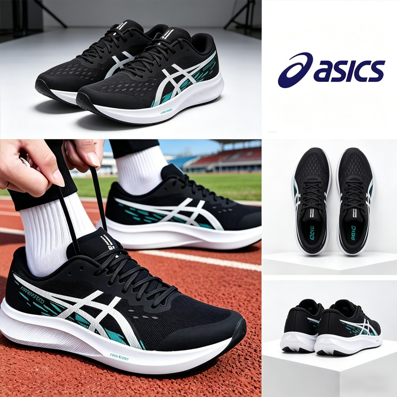 アシックス メンズ ミッドトップ ランニング シューズ、軽量 - Running Gear Asics のレビューと価格