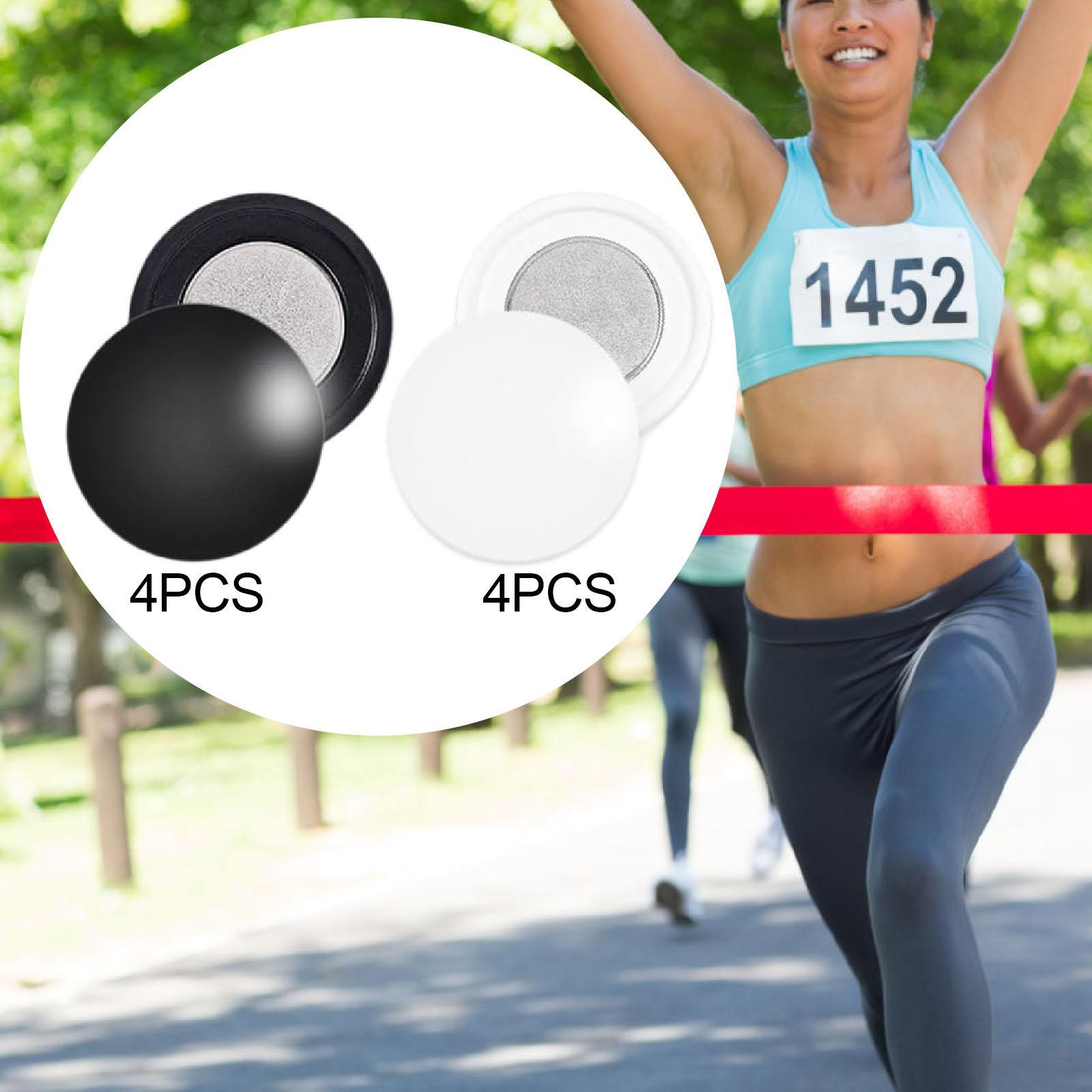 4 ペア磁気レースよだれかけクリップランニングギアランナー用 - Running Gear Parts のレビューと価格