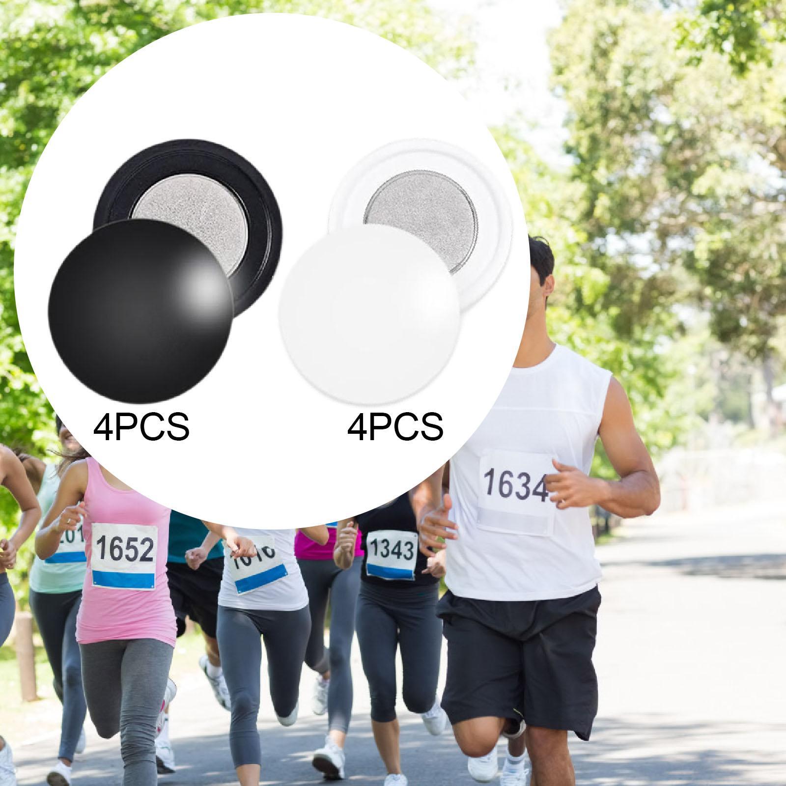 4 ペア磁気レースよだれかけクリップランニングギアランナー用 - Running Gear Parts のレビューと価格