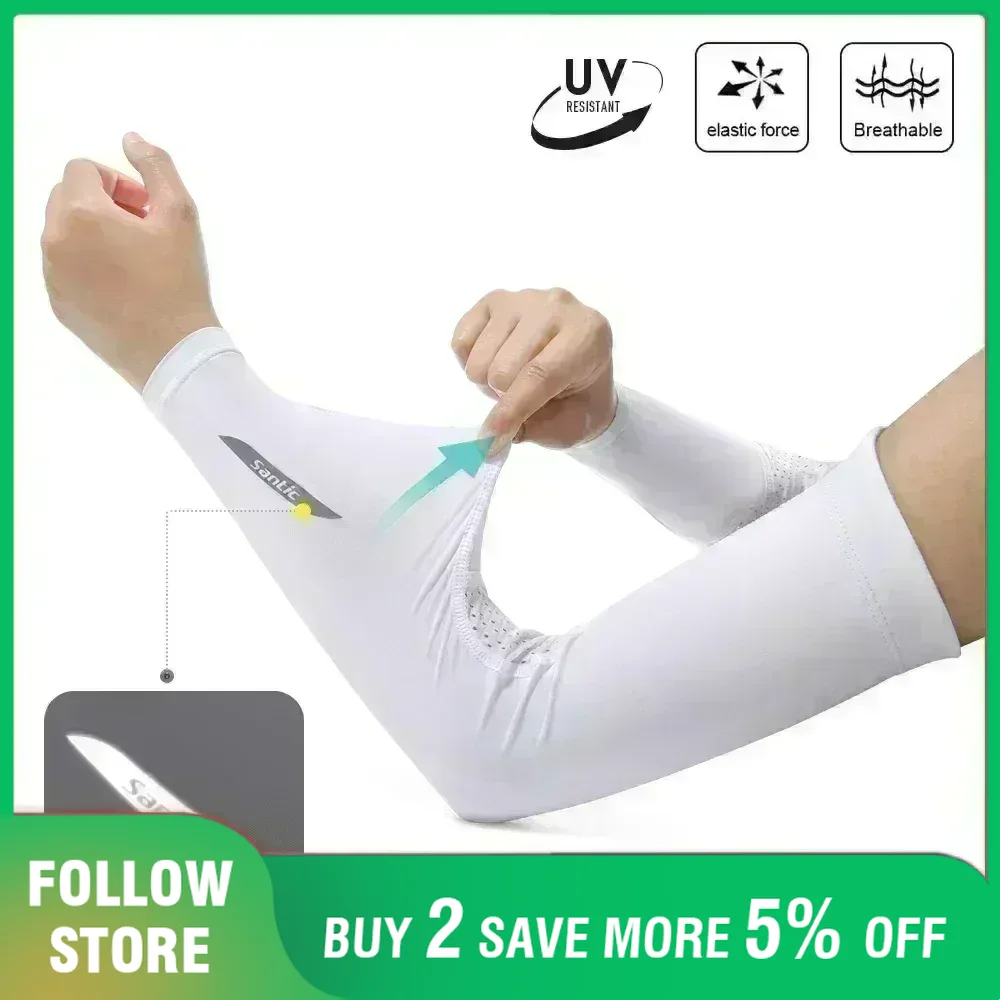 Santic-sportsアーム圧縮スリーブ、冷却アーム、保 - Running Gear Essential のレビューと価格