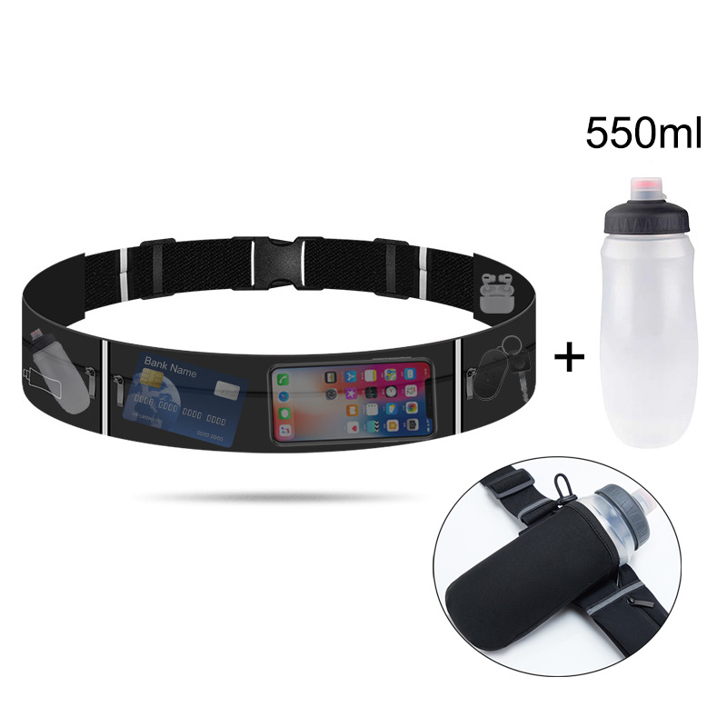 ランニングベルトウエストバッグ ウォーターボトル付き 550 - Running Gear Phone のレビューと価格