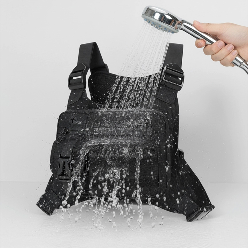 タクティカルチェストリグバッグ メンズ 防水 クロスボディハ - Running Gear Bag のレビューと価格