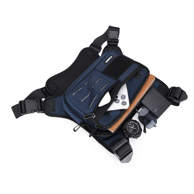 タクティカルチェストリグバッグ メンズ 防水 クロスボディハ - Running Gear Bag のレビューと価格