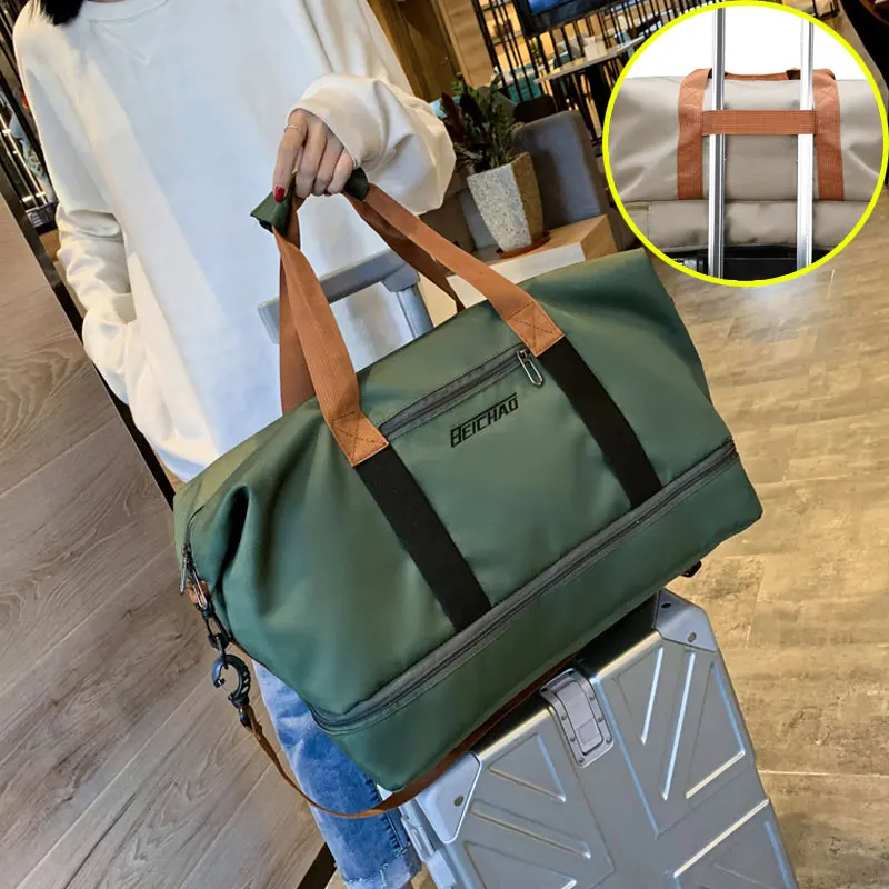 旅行ジムバッグ短距離荷物ポータブルフィットネスバッグショルダ - Running Gear Bag のレビューと価格