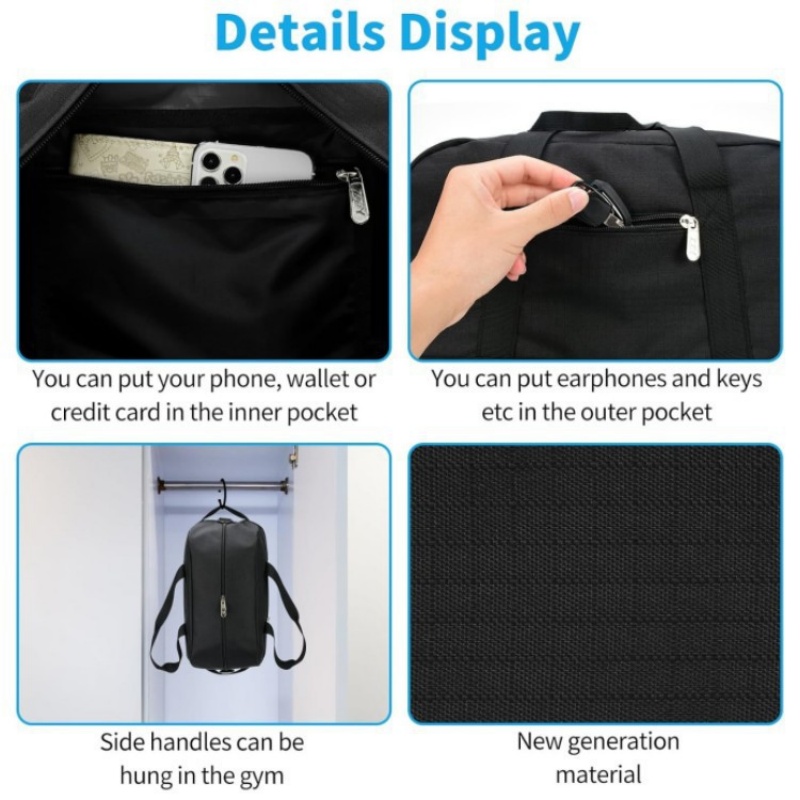 トラベルジムバッグ 短距離旅行用荷物 ポータブルフィットネス - Running Gear Bag のレビューと価格
