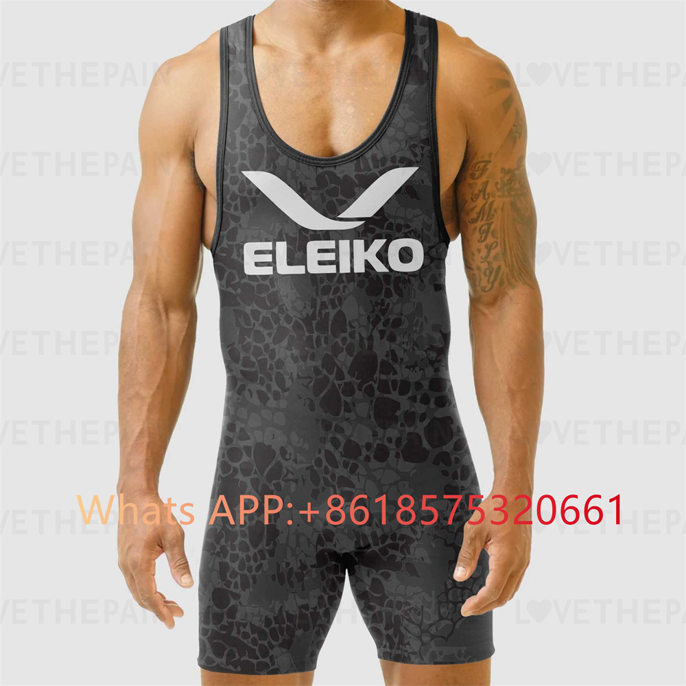 Eleiko-男性用の高度なレスリングシングレットユニフォー - Running Gear Train のレビューと価格
