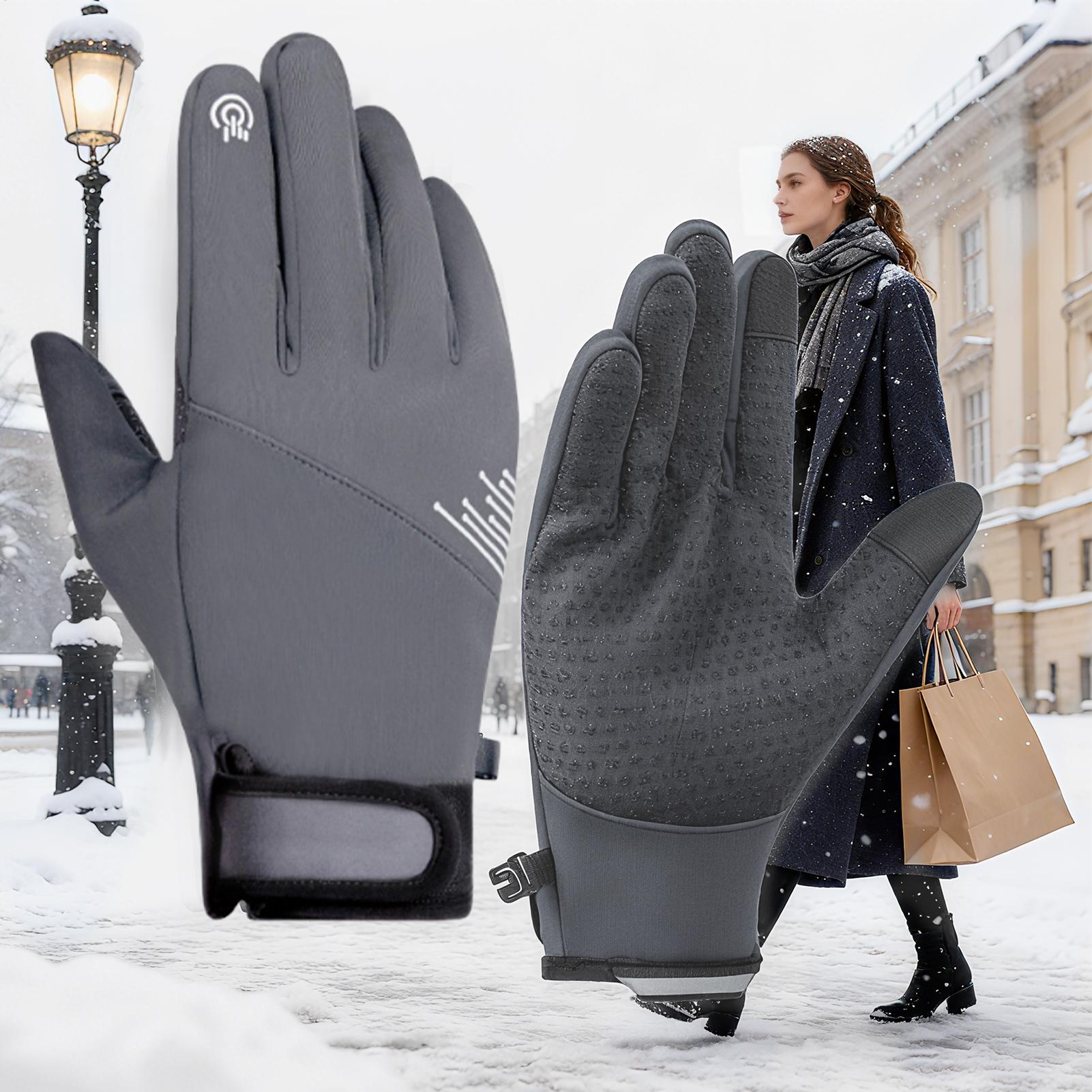 冬用手袋 女性用 防風 タッチスクリーン対応 寒さ対策 スノ - Running Gear In Cold Weather のレビューと価格