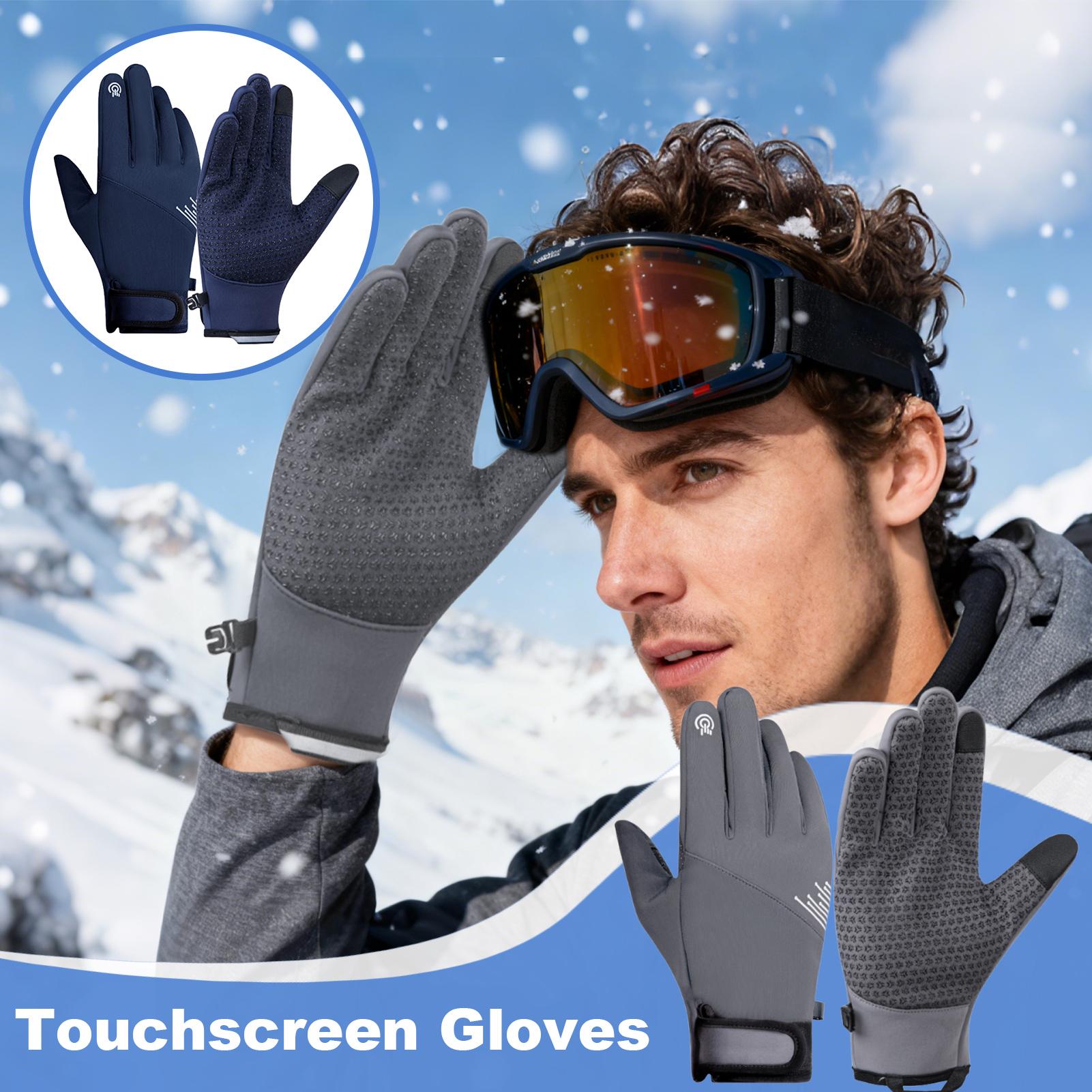 冬用手袋 メンズ 防風 タッチスクリーン対応 寒さ対策 スノ - Running Gear In Cold Weather のレビューと価格