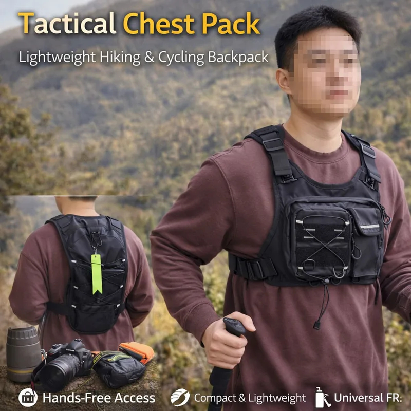 2026年新型タクティカルベストチェストバッグ、2Lウォータ - Running Gear Essential のレビューと価格
