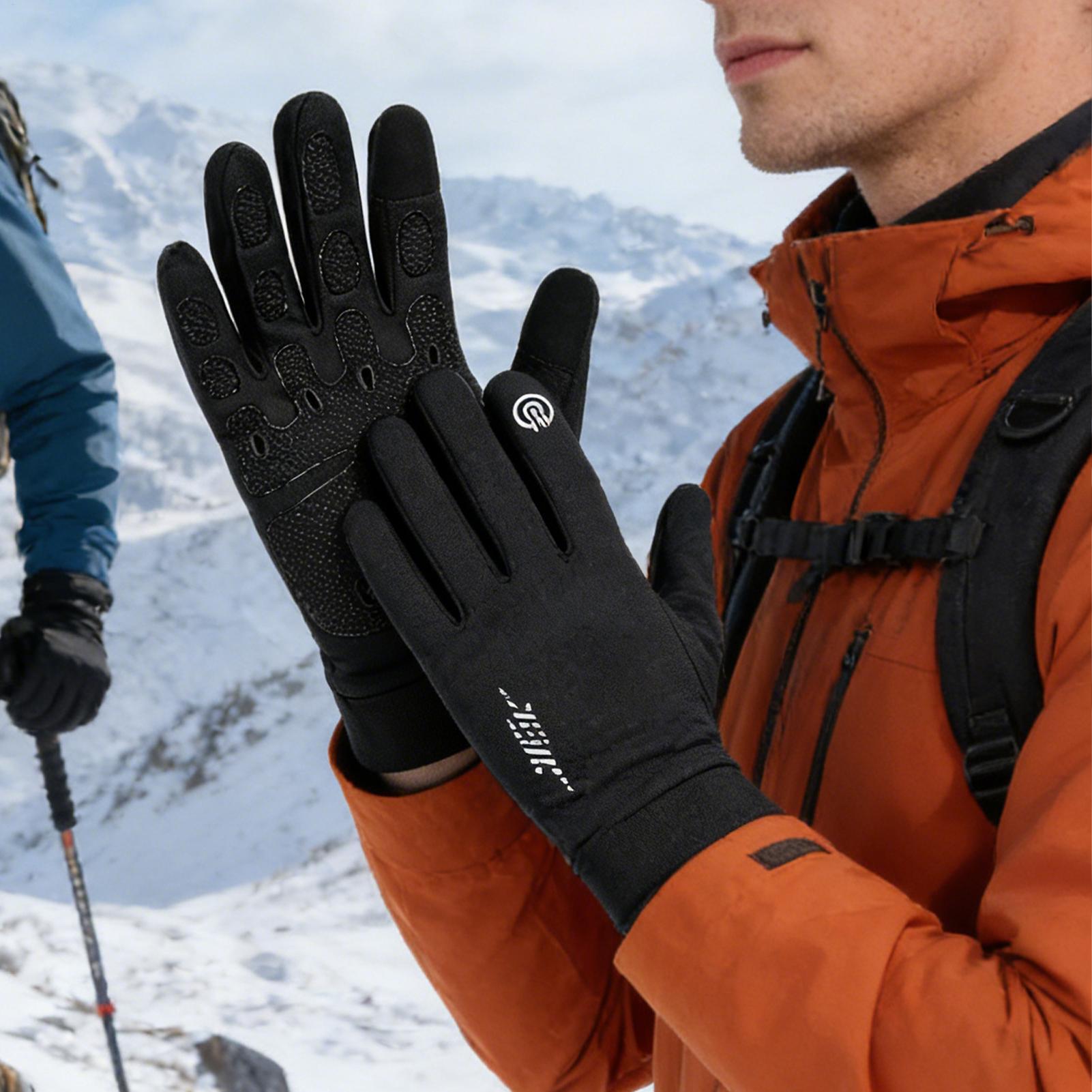 暖かいサイクリンググローブ フルフィンガー 寒い天候用 アウ - Running Gear In Cold Weather のレビューと価格